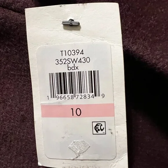 COLE HAAN WOOL BLEND DRESS COAT SIZE 10 NWT - Picture 11 of 14